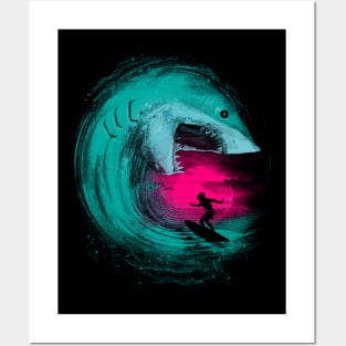 Shark Attack Posters and Art